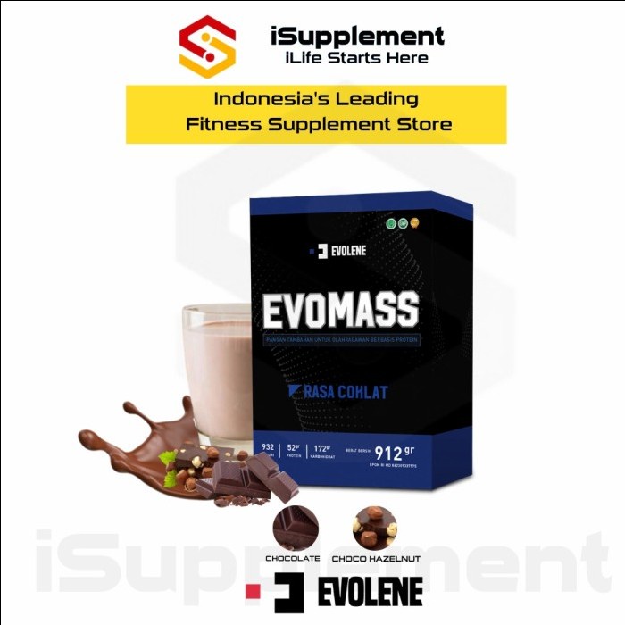 

Evolene Evo Mass EvoMass 912 Gram Gr 912gram 912gr 2lbs 2 lbs - Chocolate Suplemen Susu Fitness Penggemuk Platinum Amino Vitamin Fitness Capsul Whey Protein Z1X6V4R2O1 Fitness Amino Kapsul Pembentuk Otot Bpom Carnivor Tanpa Olahraga Penambah Berat Badan F