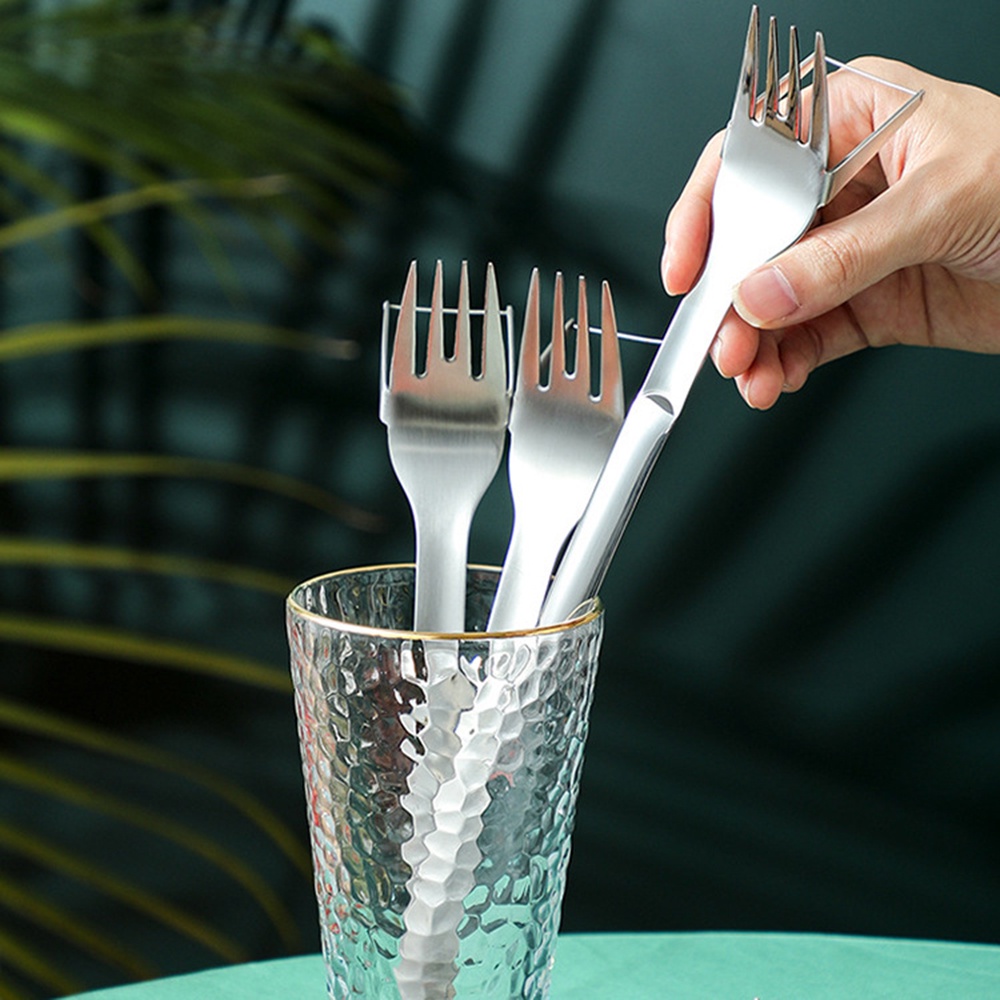 1pc Garpu Buah Semangka Multifungsi Bahan Stainless Steel