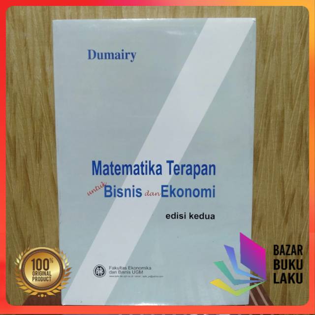 BUKU ORIGINAL Matematika Terapan Untuk Bisnis dan Ekonomi DUMAIRY