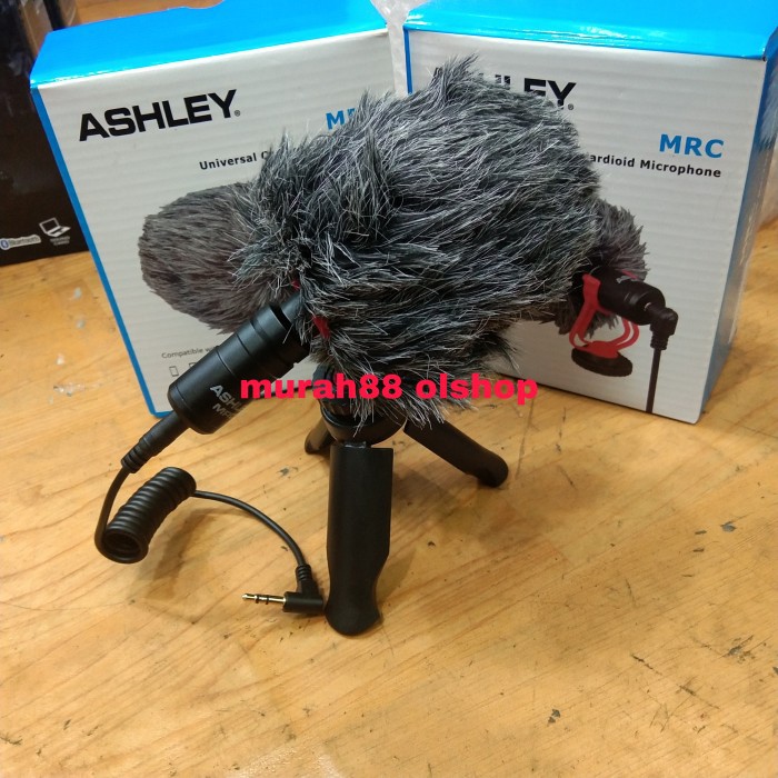 ashley Cardiod Shotgun Microphone Mic For Smartphone Dslr Camera