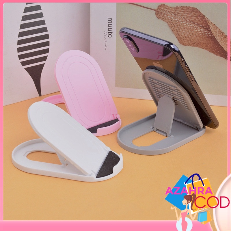 AZAHRA Folding Mobile Phone Holder Dudukan Ponsel Multi-fungsi Dudukan BUNDAR Ponsel Lipat