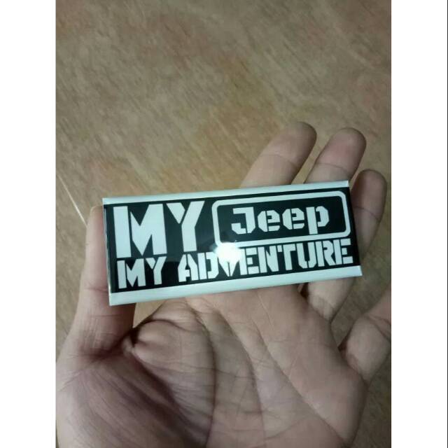 

Stiker My Jeep My Adventure