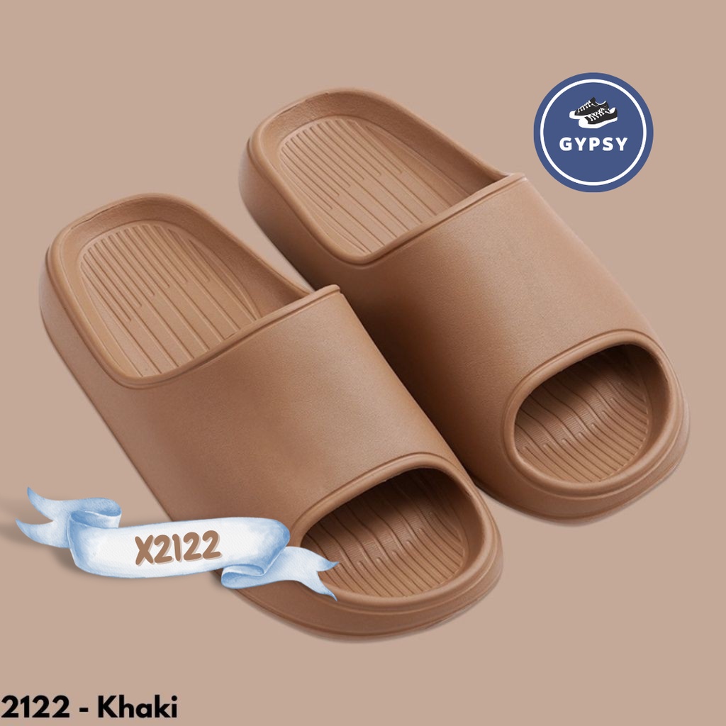 Gypsy - Desert Slides Sandal Wanita Kekininan Sendal Pria Slip Cewek Cowok Cewe Unisex Karet Hijau Hitam Bahan Anti Licin X2122