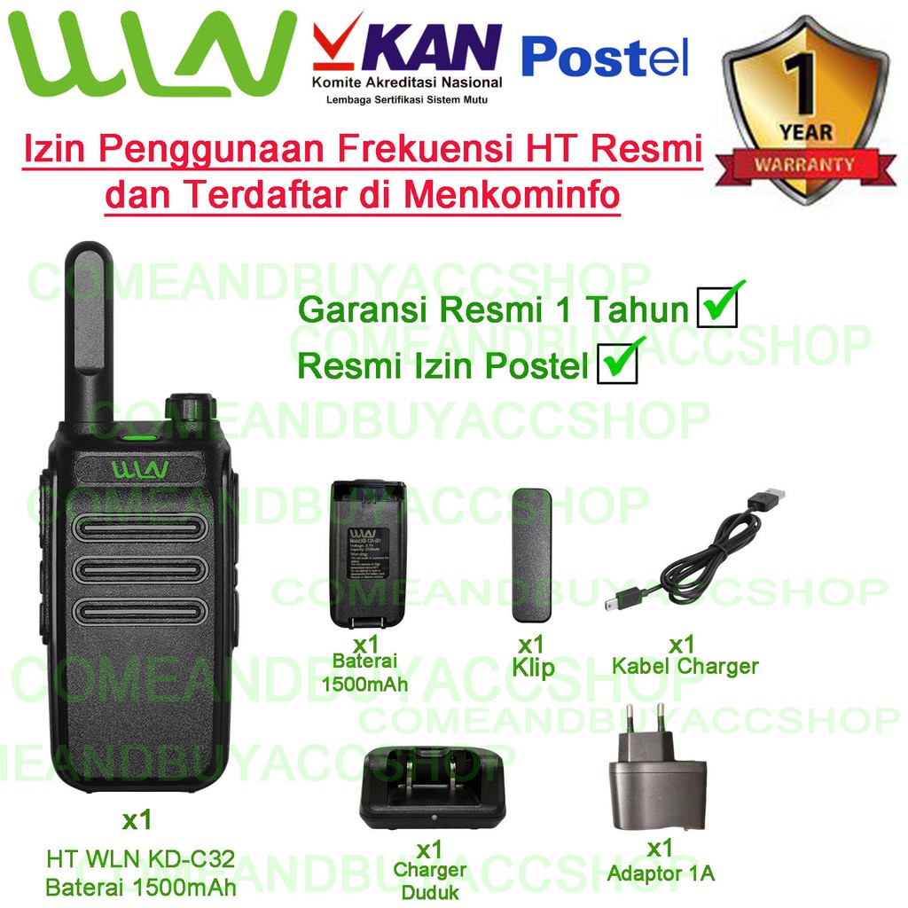 HT Satuan WLN KD-C32 Hitam