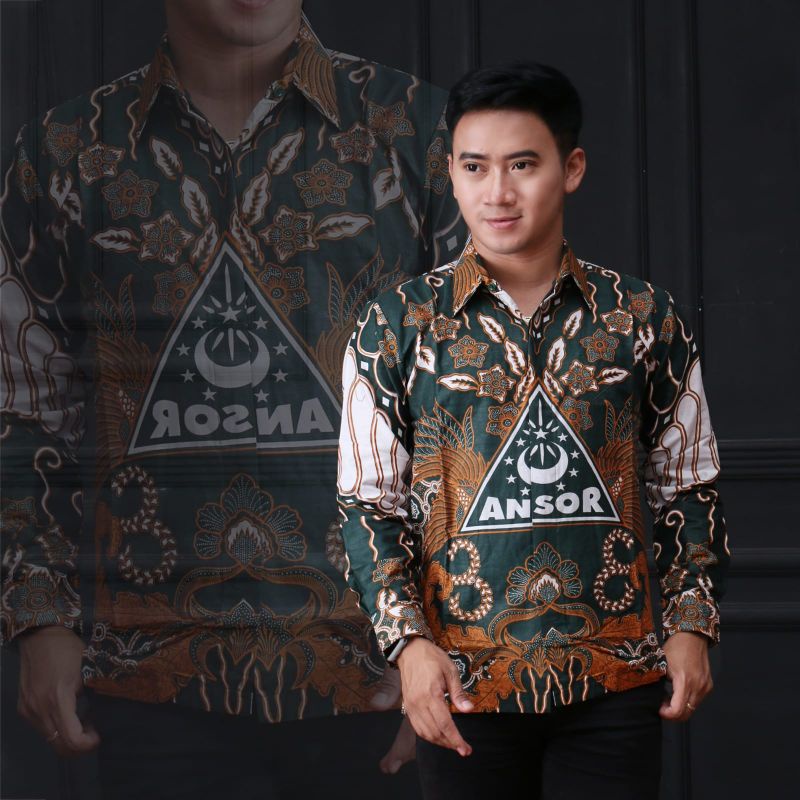 BSWART Ansor Batik Banser Kemeja Batik Kemeja Banser Baju Banser Kemeja NU Baju NU Batik NU Kemeja