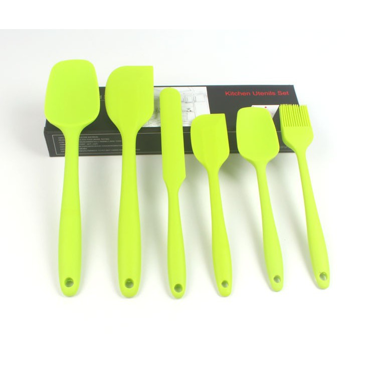 Sutil Alat Masak Silicone 1Set isi 6 Pcs Spatula Silikon Food Grade