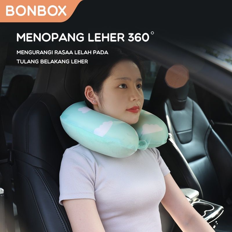 Bonbox BNP10 Bantal Leher Memory Foam