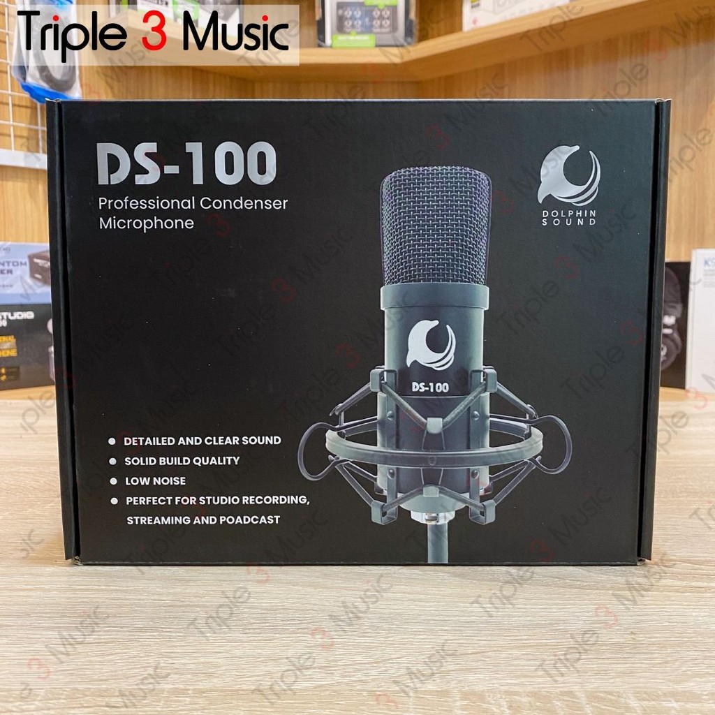 Dolphin Sound ISK DS100 Mic Condenser Pengganti ISK AT100