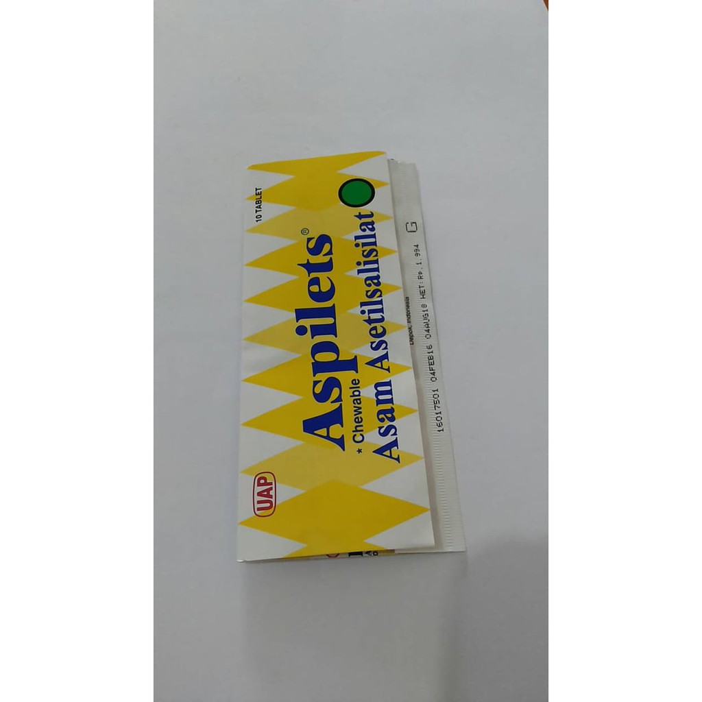 Aspilet 80 mg obat pengencer darah aspirin