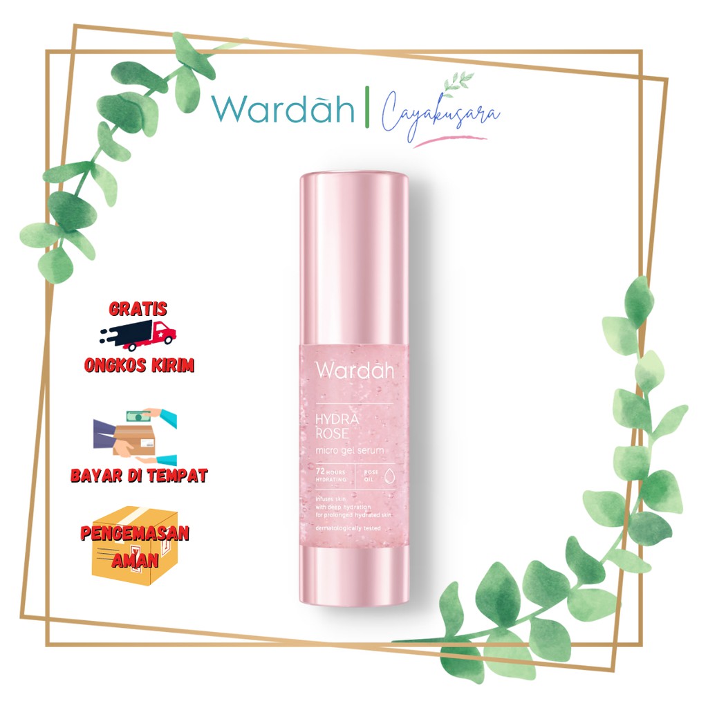 Jual Wardah Hydra Rose Micro Gel Serum 30 ml | Shopee Indonesia
