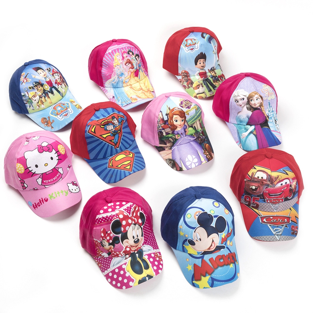 Topi Baseball Anak Laki Laki Perempuan Gambar Kartun Disney