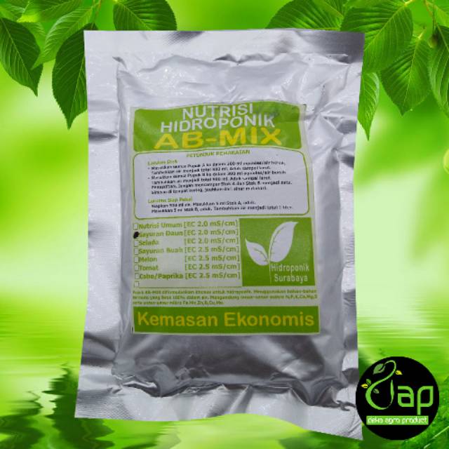 PROMO PUPUK NUTRISI HIDROPONIK AB MIX PENYUBUR TANAMAN HIDROPONIK