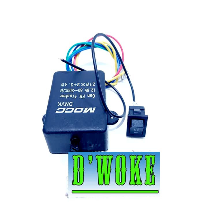 NEW FLASHER SEIN TOURING BISA STEL MOCC HAZARD FLAZER LAKSESORIS MOTOR MOBIL