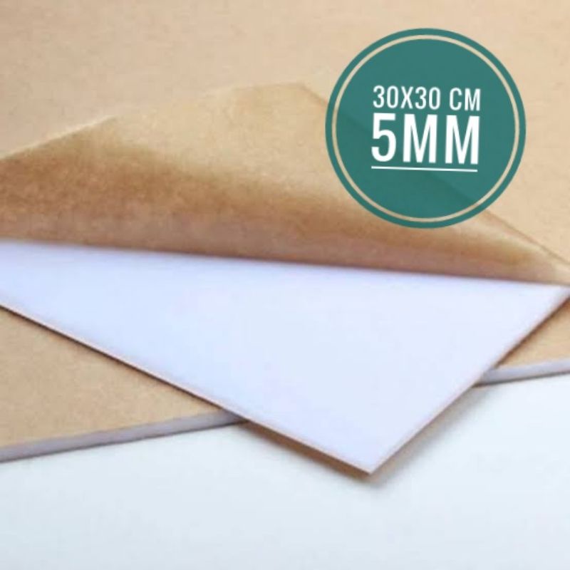 

Acrylic / Akrilik Putih Susu 30x30 5mm