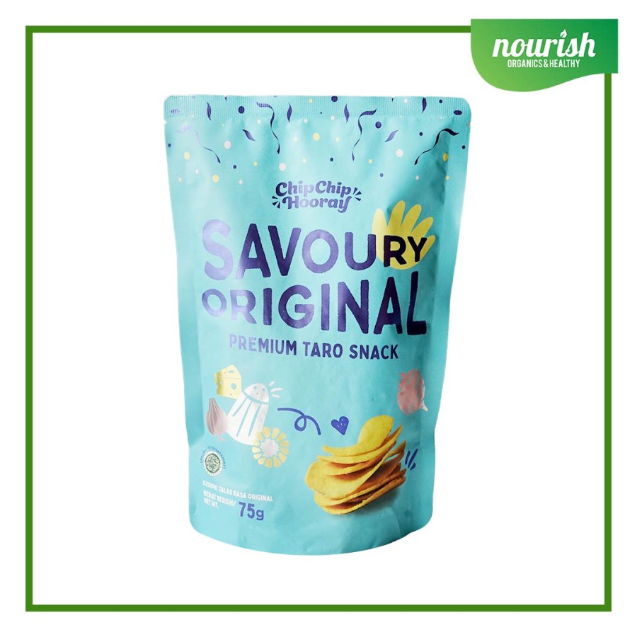 Chip Chip Hooray Savoury Original Keripik Talas Premium 75g