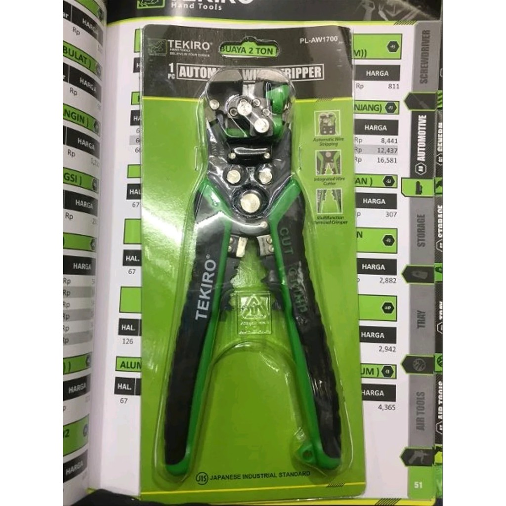 Tekiro Tang Kupas Kabel Otomatis
