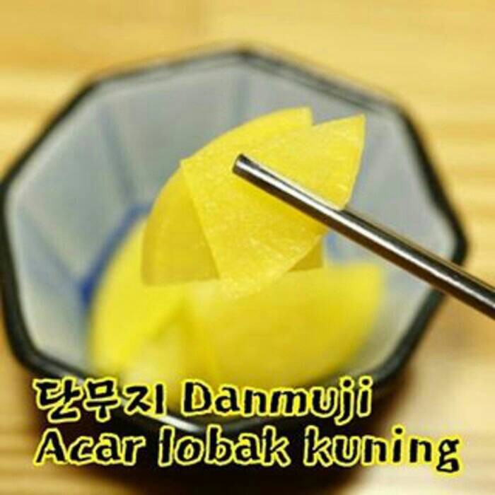 

Korean Danmuji Yellow Pickle Radish Acar Lobak Kuning 220g Halal