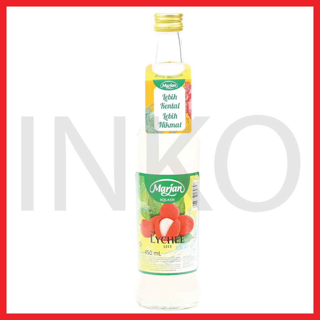 

MARJAN SQUASH RASA LYCHEE LECI BOTOL 450ML