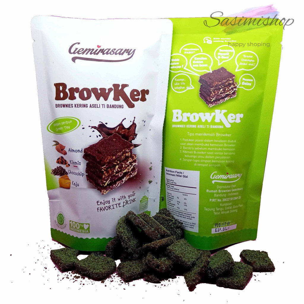 

brownies kering bandung browker