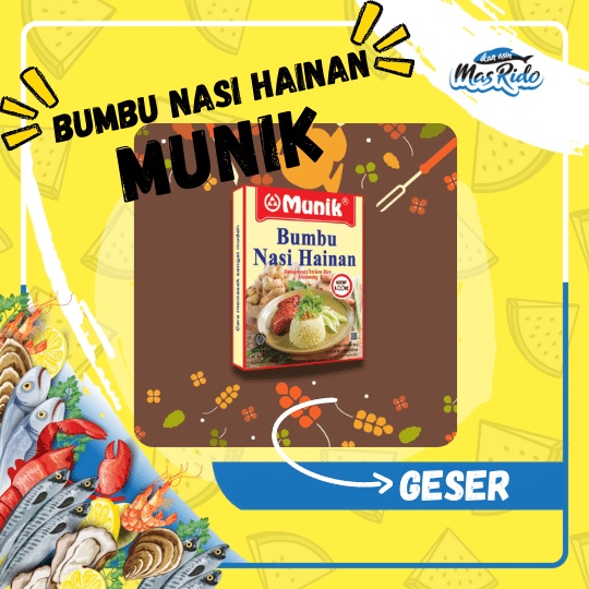 

Bumbu Nasi Hainan Instan Hainan Chicken Rice Seasoning Praktis Murah