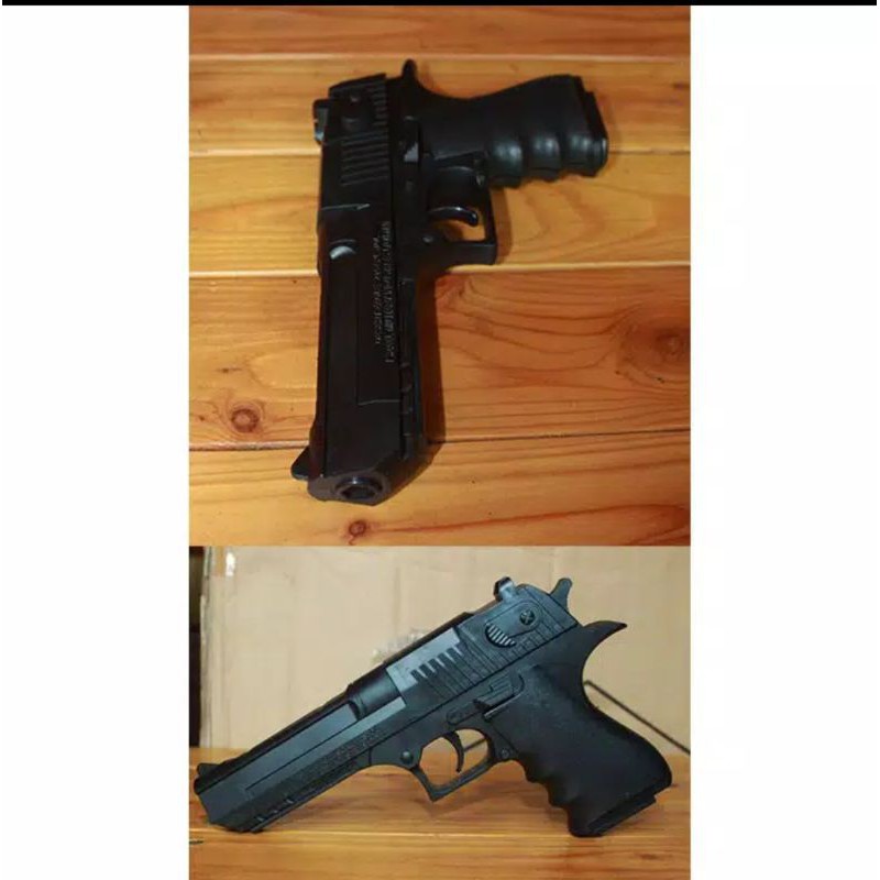 Jual Mainan pistol tembakan kokang Desert Eagle Merk Crossfire panjang