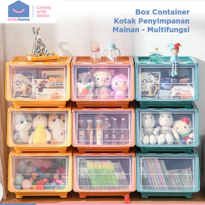 Rak Susun Mainan Anak | Box Container Penyimpanan Multifungsi