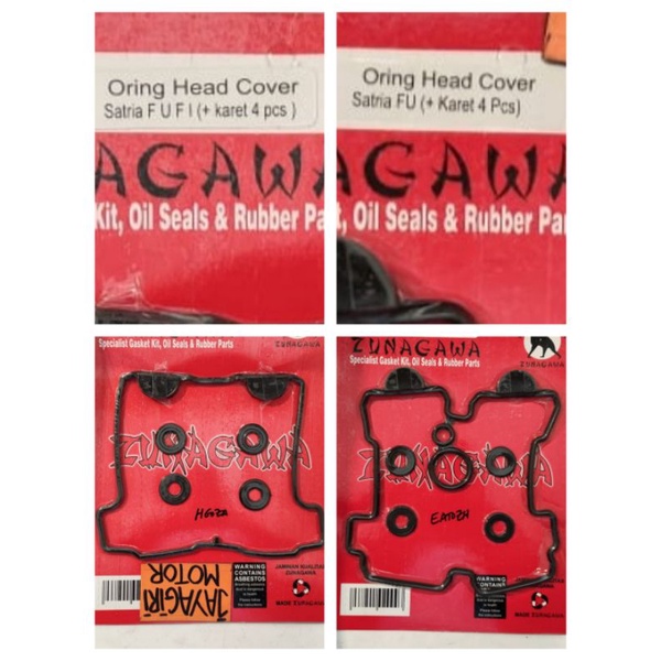 Paking Head Satria FU 150 / FU FI New Zunagawa Karet Seal Silinder F150 FU150 Gasket Oring Packing B