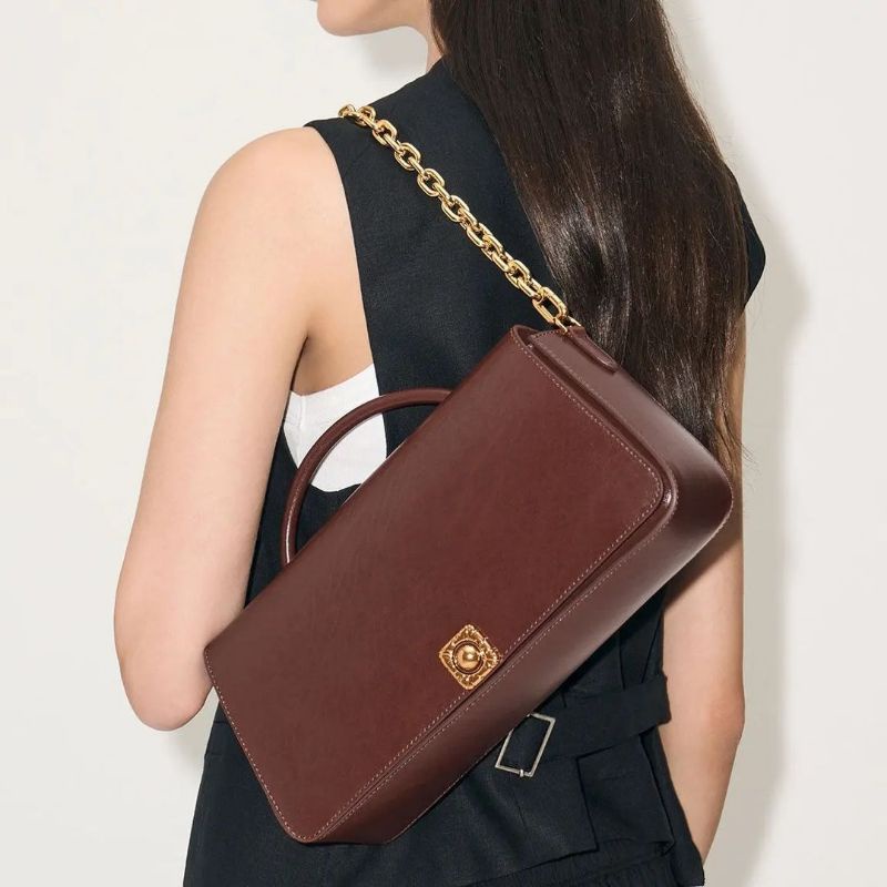 12.12 SALE | CK Avis Elongated Handle Trapeze Bag