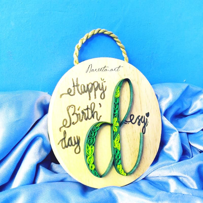 TELENAN KAYU INISIAL LETTERING | KADO SOUVENIR | KADO TELENAN | TELENAN KAYU