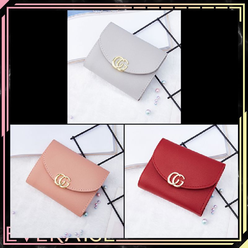 Dompet Lipat Import Wanita - Letter CG