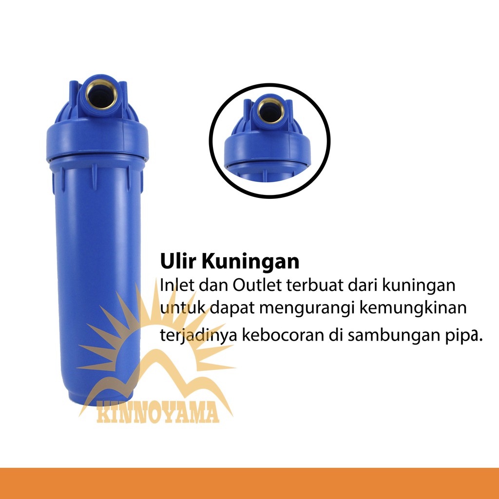 Paket  Housing Filter Air KINNOYAMA 20&quot;/ Saringan Air Pam / Penyaring Air Kotor