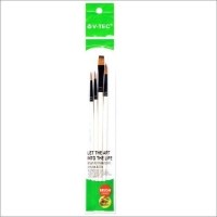 

Kuas Lukis Set A0286 ROUND & FLAT V-tec 4 Brush Murah [INSHOP]