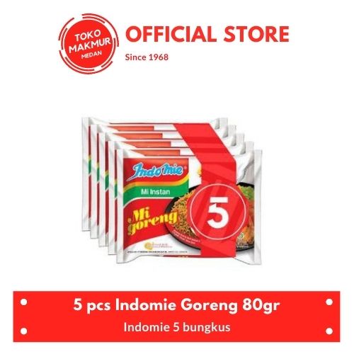 5 PCS INDOMIE GORENG 80GR