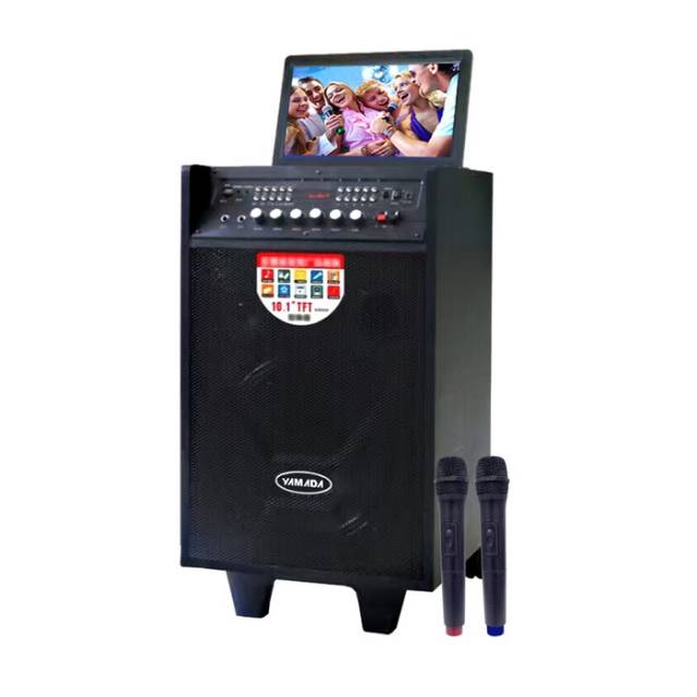 Yamada speaker multimedia DM T2 800w video layar HD 10 inch