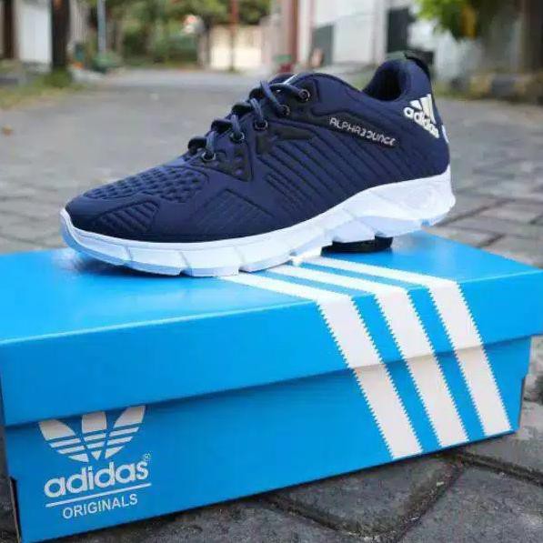 Best Terlaris 79L COD  Sepatu Sneakers Sport Adidas Alphabounce Sepatu Olahraga Pria Running Gowes