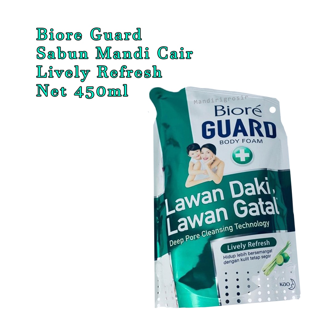 Biore Guard *Sabun mandi cair*Lively refresh *400ml