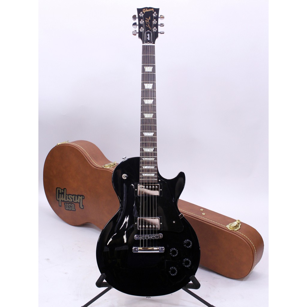 GIBSON 2017 Les Paul Studio T Electric Guitar Ebony