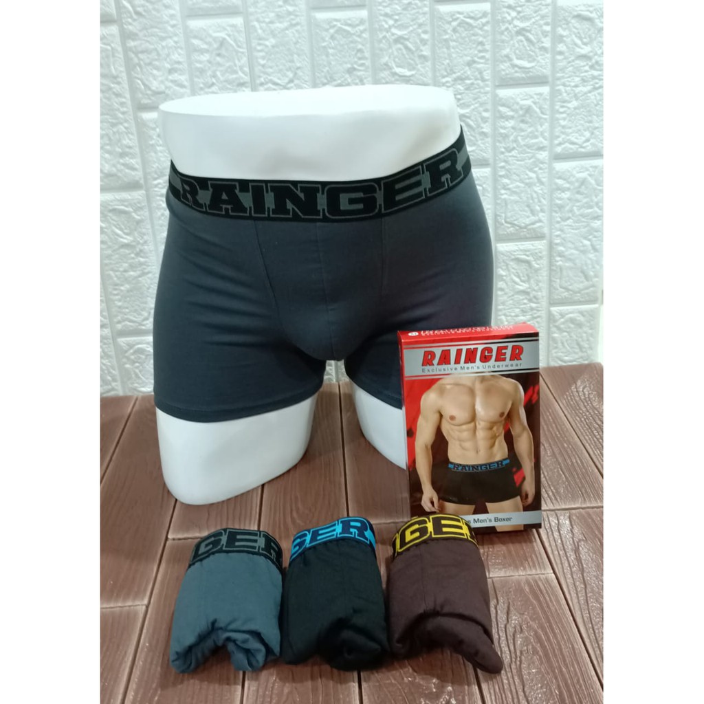 PROMO !!! 3 PCS BOXER PRIA || BOXER RAINGER 08