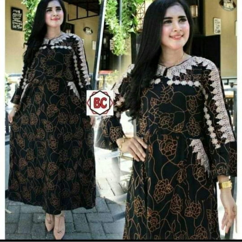 gamis arab gamis busui daster adem | resleting depan | saku samping | Yannstore defina