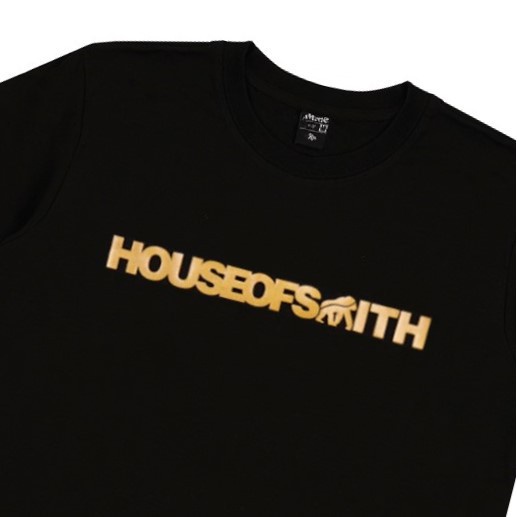 Tshirt Baju Kaos Distro House of Smith Gold / Kaos Distro Pria Wanita