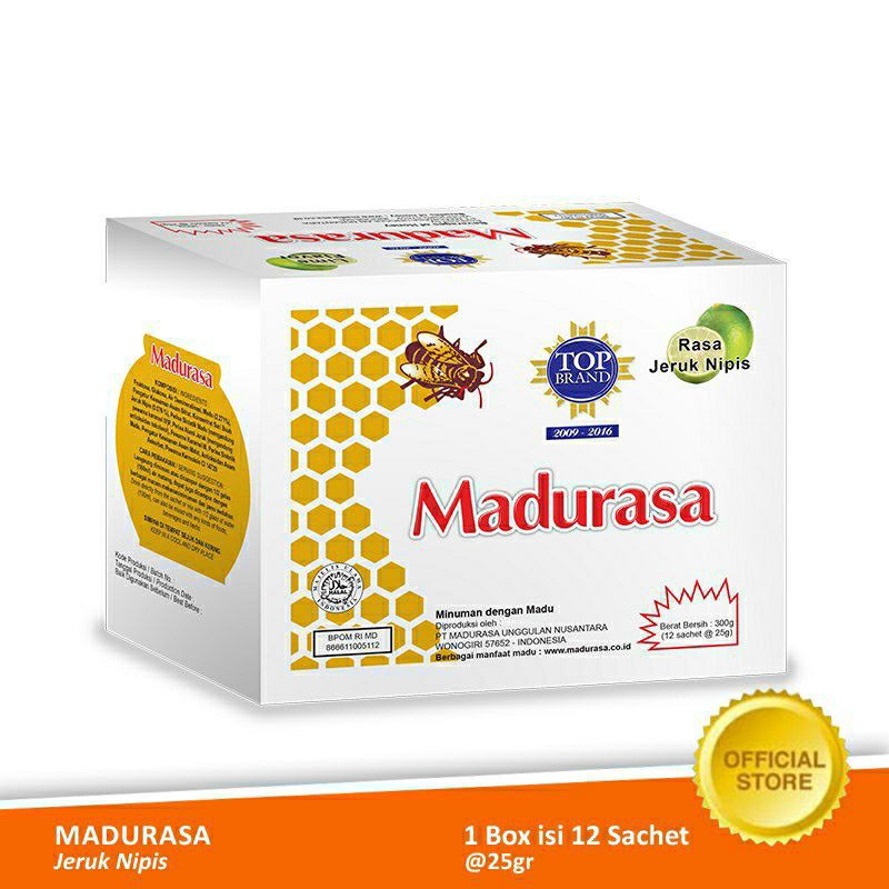 

Madurasa Jeruk Nipis 1 Box Isi 12 Sachet