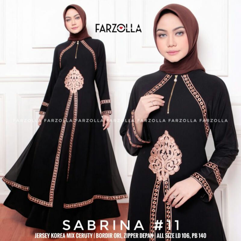 gamis sabrina by farzolla