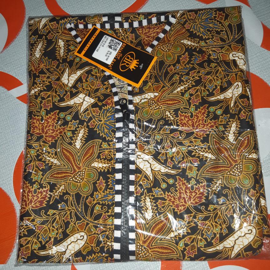 Benang Raja Tunik Batik Wanita Lengan Panjang Ukuran M L Xl