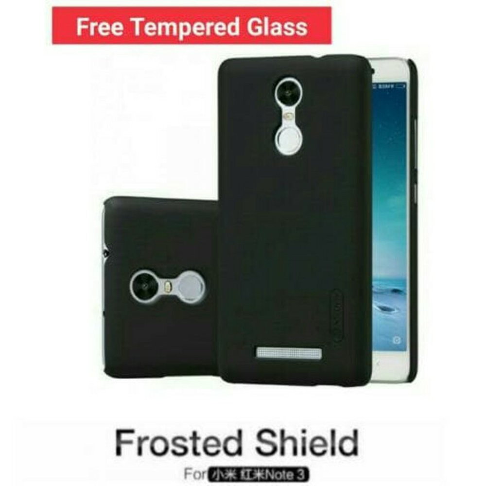 GROSIR ACCESORIES HP Nillkin Frosted Shield Xiaomi Redmi Note 3 Original - Black