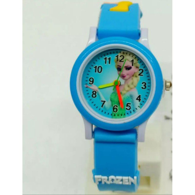 Jam tangan ring karakter frozen jam anak perempuan