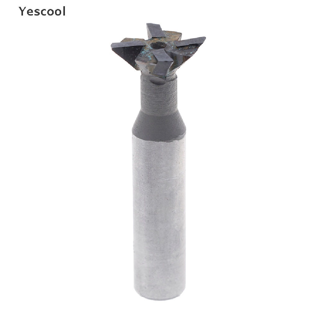 Yescool 20mm 3/4&quot; X 60° / 45° degree HSS dovetail cutter milling high speed steel tool .