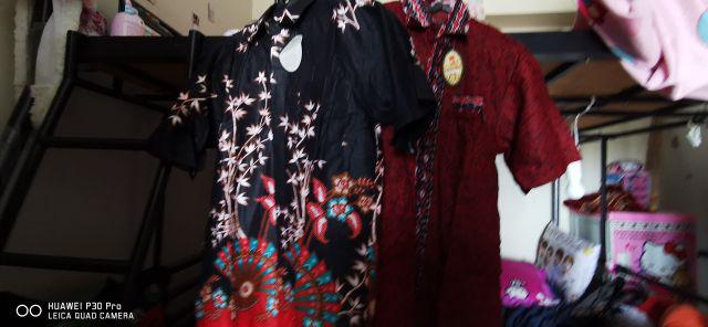 Nailo Batik Hrb026 Kenongo Kemeja Tosca Pendek Pekalongan Padi M L Xl Sogan Tulis Halus Kemeja Batik