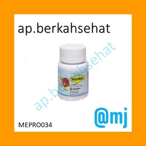 SIRPLUS TABLET ORIGINAL PER POT