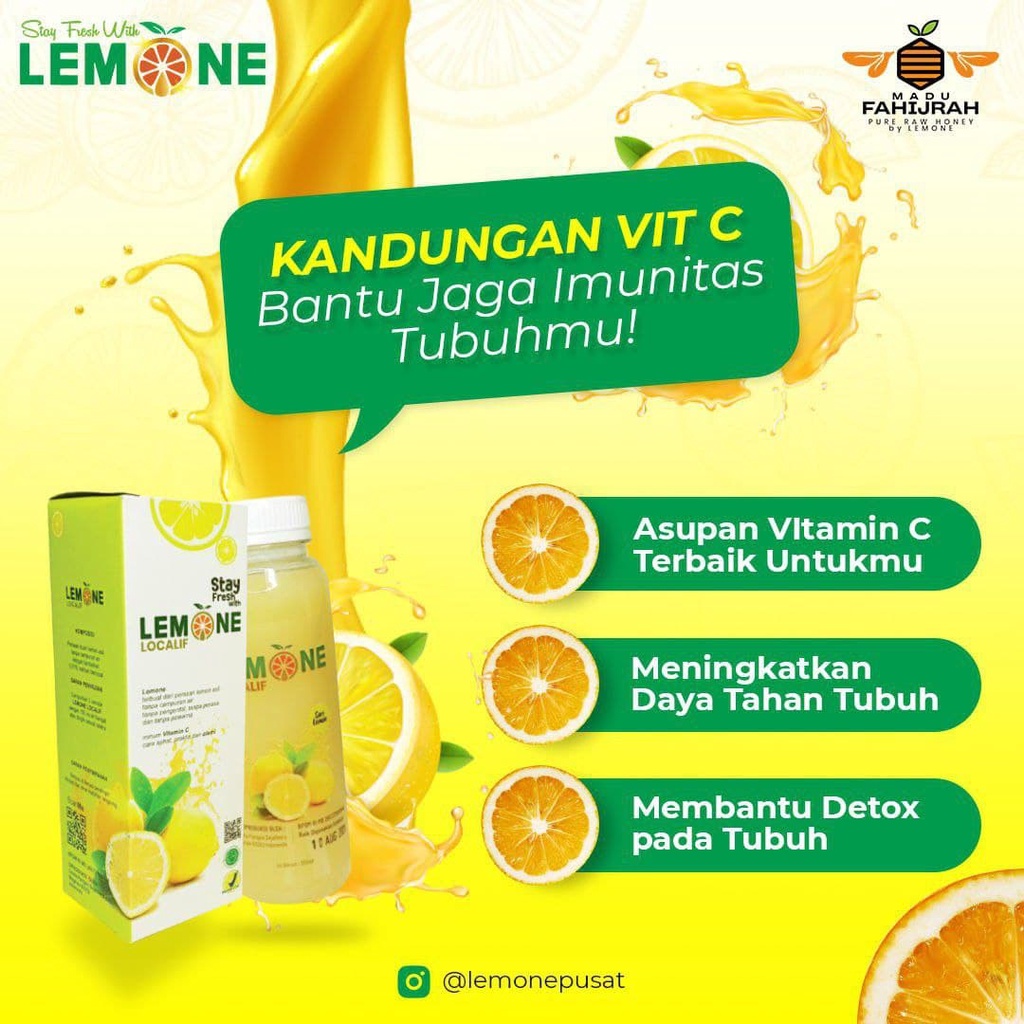 

Minuman Sari Lemon LEMONE Penambah Imunitas Tubuh SL007