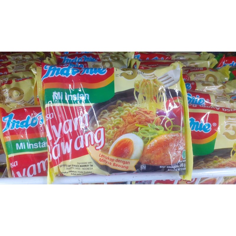 

Indomie kuah dan goreng, eceran dan kartonan